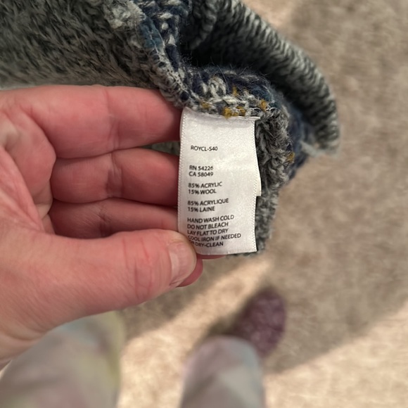 Royal Robins wool blend jacket / cardigan / sweater - Picture 3 of 3